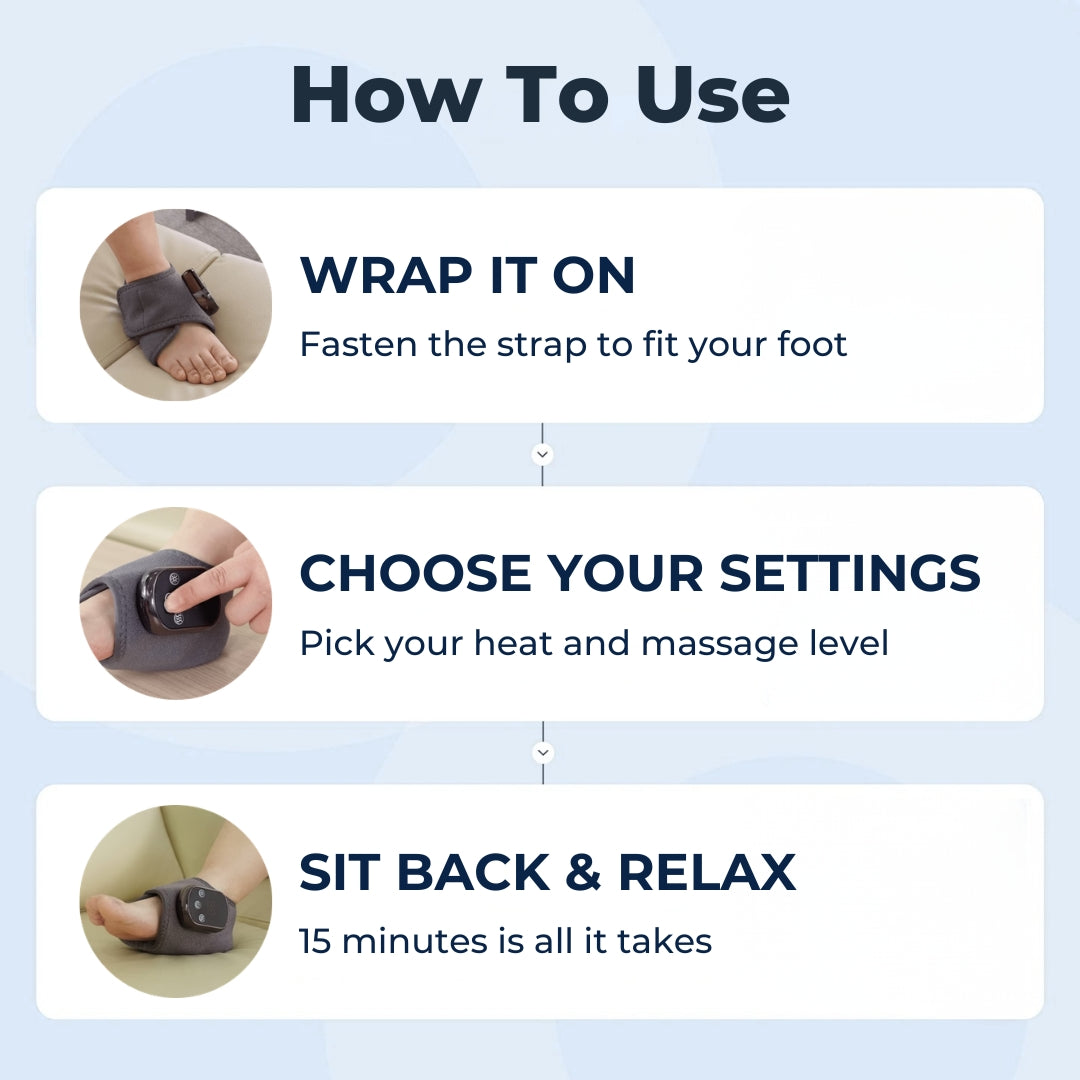Triple Therapy Foot Massager