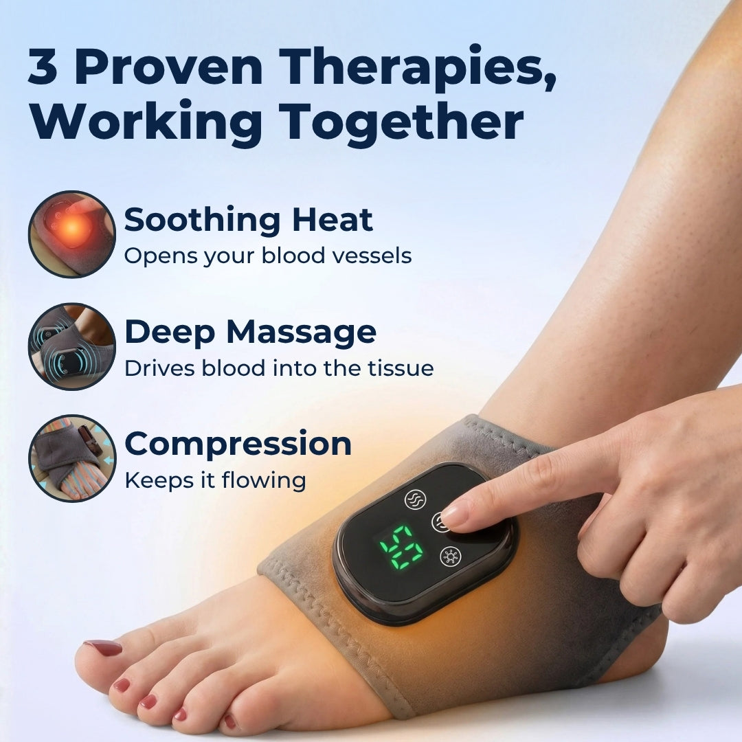 Triple Therapy Foot Massager