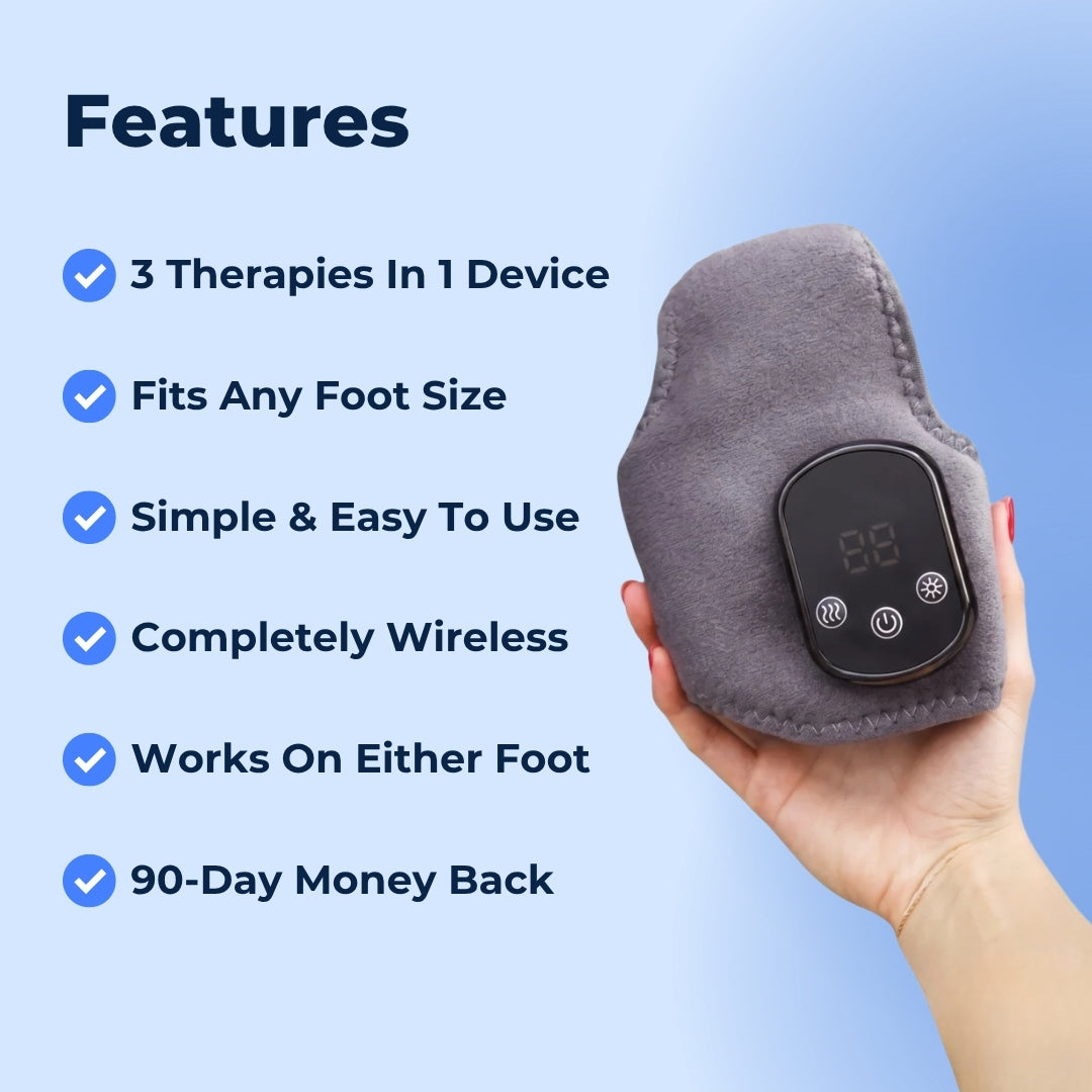 Triple Therapy Foot Massager